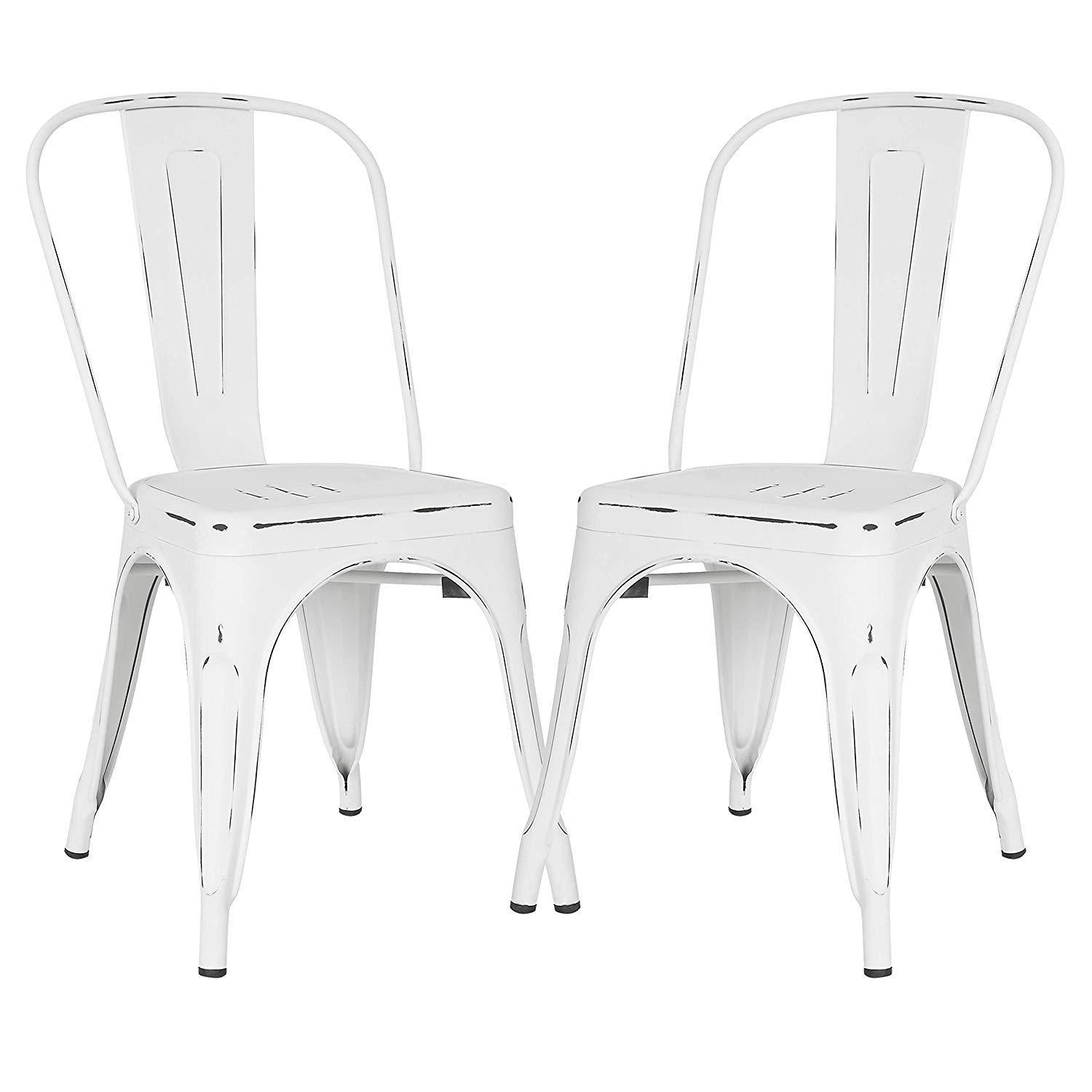 POLY & BARK EM-112-BLK-X4 Trattoria Side Chair in Black (Set of 4)