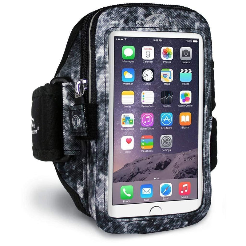 Armpocket Mega i-40 armband for iPhone X/8/7/6s/6, Galaxy S8+, Note 8, Google Pixel 2/1 & Pixel 2 XL/XL or other phones and cases up to 6.5