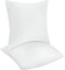 Utopia Bedding Decorative Pillow Insert (Pack of 2, White) - Square 18x18 Sofa and Bed Pillow - Microfiber Cover Indoor White Pillows