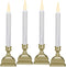 612 Vermont Battery Operated LED Window Candle with Sensor and 8 Hour Timer, Patented Dual LED Flicker Flame (Pewter)
