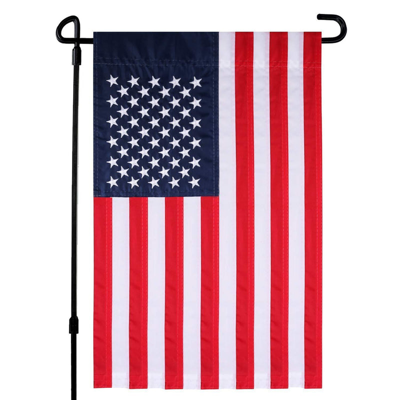 HOOSUN Garden Flag Stand Yard Flag Stand Pole Holder 36.5"" H x 16.5"" W Fits 12.5"" x 18"" Flag Without Flag