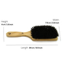 Naturaloox Pure 100% Natural Boar Bristle Paddle Hair Brush For Healthy Hair Distribute Natural Oils & Stimulate Scalp, Improve Hair Growth, Naturally Conditions Hair, Preventing Frizzy, Hair Loss