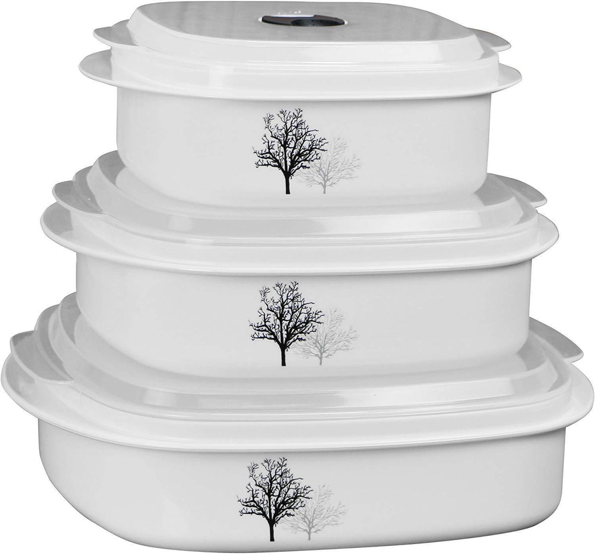 Corelle Coordinates by CulinWare 6-Piece Microwave Cookware, Steamer and Storage Set, Splendor
