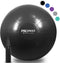 PRO MAX Exercise Ball by SmarterLife - Professional Grade Yoga Ball for Balance, Stability, Fitness, Pilates, Birthing, Therapy, Office Ball Chair, Classroom Flexible Seating