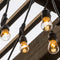 Amico 49FT Outdoor String Lights Commercial Grade Weatherproof Dimmable Patio Light String - 11W Incandescent Edison Bulb - UL Listed Heavy-Duty Decorative Yard Bistro Market Café Lights