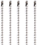 50pcs Nickel Plated Ball Chain Necklace, KinHom 24 Inches Long 2.4mm Bead Size