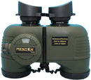 Hooway 7x50 Waterproof Fogproof Military Marine Binoculars w/Internal Rangefinder & Compass for Navigation,Boating,Fishing,Water Sports,Hunting and More