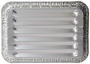 Pack of 50 Disposable Aluminum Foil Toaster Oven Pans -Mini Broiler Pans | BPA Free | Perfect for Small Cakes or Personal Quiche | Standard Size - 8 1/2" x 6"