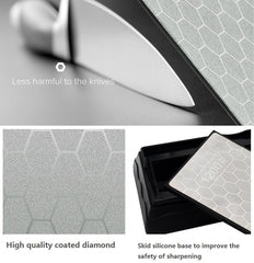 Diamond Knife Sharpening Stone,Double-sided Whetstone Is Used For Household Kitchen Knives,Hunting Knives,Scissors,Axe Heads,Woodworking Cutting Tools, Multi-purpose Sharpening/Blade Polishing