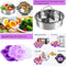 Emeril Lagasse Everyday 22 Pcs Pressure Cooker Accessories Set Compatible with Instant Pot 5,6,8 Qt, 2 Steamer Baskets, Springform Pan