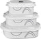 Corelle Coordinates by CulinWare 6-Piece Microwave Cookware, Steamer and Storage Set, Splendor