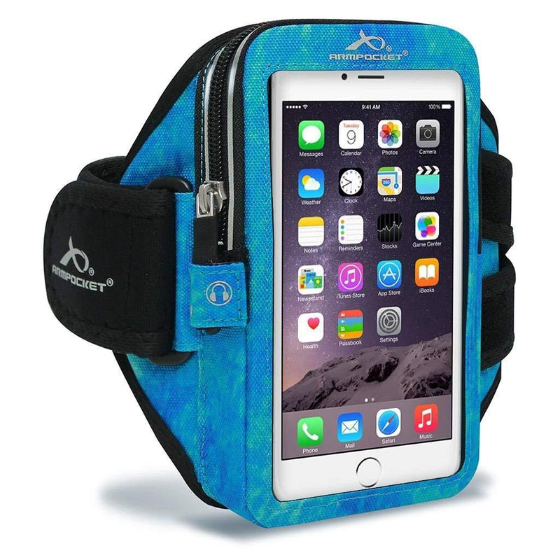 Armpocket Mega i-40 armband for iPhone X/8/7/6s/6, Galaxy S8+, Note 8, Google Pixel 2/1 & Pixel 2 XL/XL or other phones and cases up to 6.5