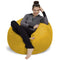 Sofa Sack - Plush, Ultra Soft Bean Bag Chair - Memory Foam Bean Bag Chair with Microsuede Cover - Stuffed Foam Filled Furniture and Accessories for Dorm Room - Navy 3'