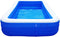 ZOCAI Baby Activity Gear Inflatable Swimming Pool for Kids,83""x 59""x 22"" Adults Outdoor Backyard Garden Swimming Pools for Family Full Sized Blow Up Pool for Kiddie(Blue)