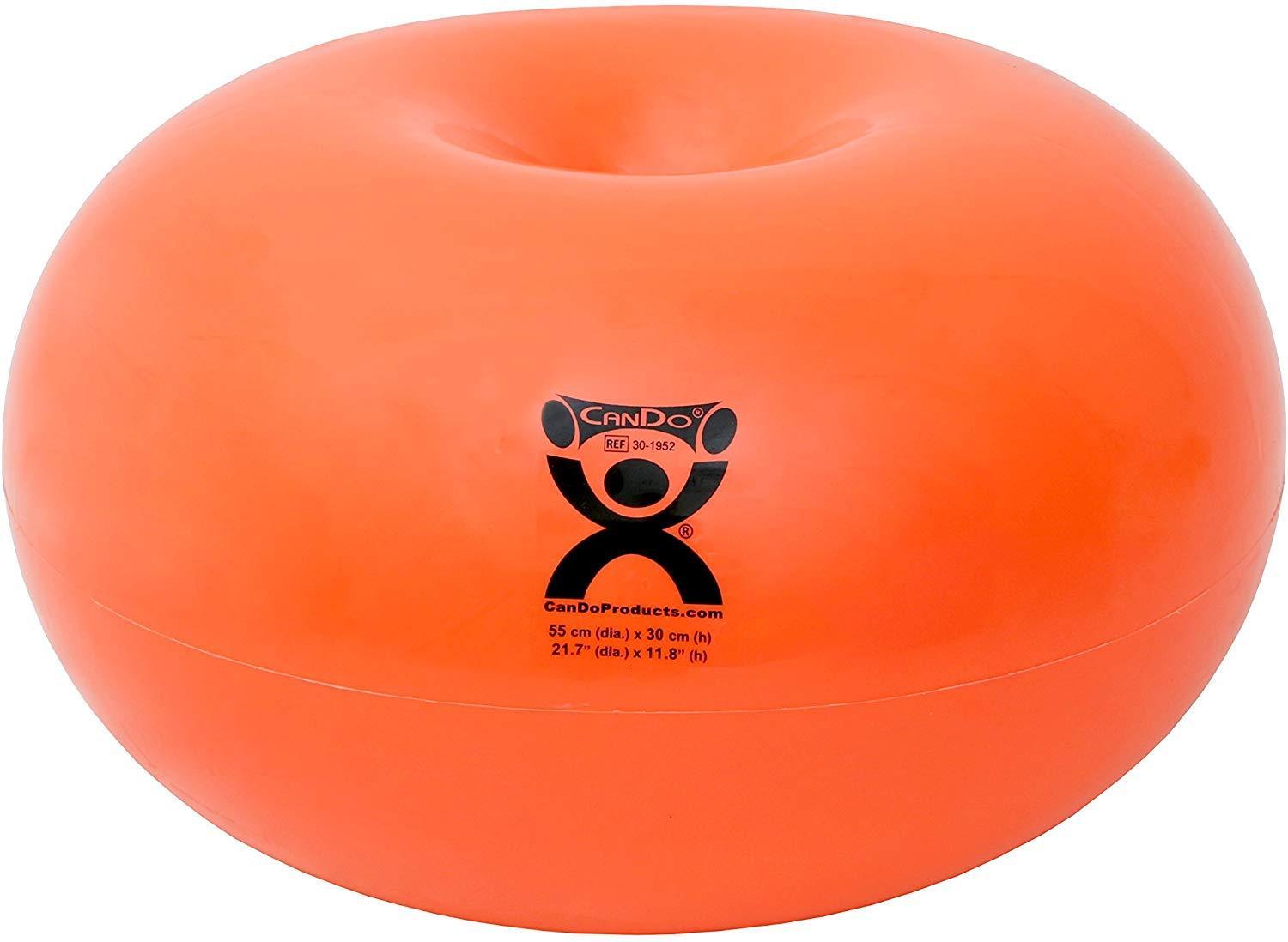 CanDo Donut Exercise, Workout, Core Training, Swiss Stability Ball for Yoga, Pilates and Balance Training in Gym, Office or Classroom