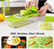 Mandoline Slicer Kainnt Adjustable Mandoline with 5 Thickness Settings Interchangeable Stainless Steel Blades -Vegetable Peeler Slicer+One Clean Brush, Food Container