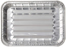 Pack of 50 Disposable Aluminum Foil Toaster Oven Pans -Mini Broiler Pans | BPA Free | Perfect for Small Cakes or Personal Quiche | Standard Size - 8 1/2" x 6"