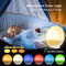 TITIROBA Wake Up Light Alarm Clock, Burbupps Kids Night Light Compatible with Alexa & Google Home, 7 Colored Sunrise Simulation and Sunset Fading, Dual Alarm Clock