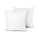 Throw Pillow Insert,Edow set of 2 Hypoallergenic Down Alternative Polyester Square Form Decorative Pillow, Cushion,Sham Stuffer,18 x 18 inches.