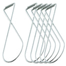 Houseables Ceiling Hook Clips, 100 Pack, 2.5", 10 lb Support, Wire, Grid Hanger, Figure 8, Hanging T-Bar Squeeze Clips, For Classroom/Teacher/Office Organization/Signs/Decorations/Supplies/Graphics
