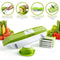 Mandoline Slicer - Premium Vegetable Potato Slicer Grater - Cutter for Tomato, Onion, Cucumber, Zucchini Pasta, Cheese - Julienne Veggie Peeler Chopper - Food Storage, 5 Blades & Hand Protector by Braviloni