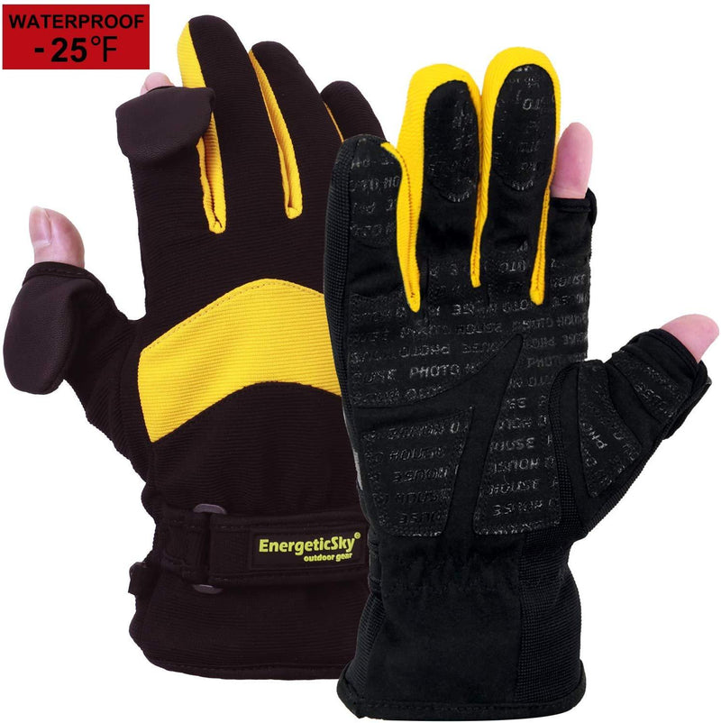 EnergeticSky Waterproof Winter Gloves,3M Thinsulate Ski