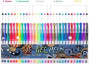 Gel Pens 30 Colors Gel Marker Set Colored Pen with 40% More Ink for Adult Coloring Books Drawing Doodling Crafts Scrapbooks Bullet Journaling by Aen Art