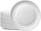 Comfy Package [300 Pack] Bulk Disposable White Uncoated Paper Plates, 9 Inch Large