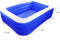 ZOCAI Baby Activity Gear Inflatable Swimming Pool for Kids,83""x 59""x 22"" Adults Outdoor Backyard Garden Swimming Pools for Family Full Sized Blow Up Pool for Kiddie(Blue)