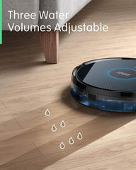 ZOOZEE Z50 Robot Vacuum Cleaner with 3000Pa Max Suction Power, Vacuum and Mop 2-in-1,5200mAh Super Battery Life,Quiet and Self-Charging, Pet and Carpet Friendly Robtic Vacuum, Works with Siri Alexa
