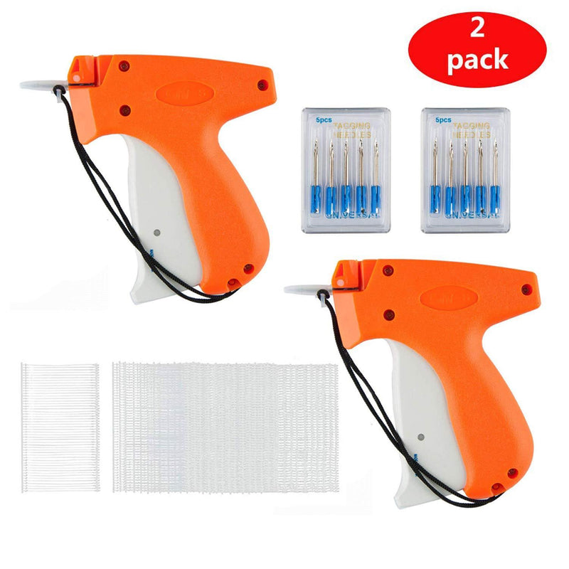 BTSD-home 2PCS Standard Tagging Gun Kit for Clothing Includes 5000 2" Attachments and 10 Needles Tagging Applications for Warehouse Yard Sale