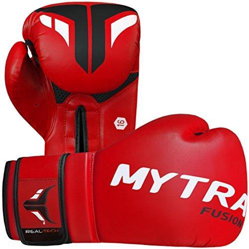 Mytra Fusion Boxing Gloves 10oz 12oz 14oz 16oz Boxing Gloves for Training Punching Sparring Punching Bag Boxing Bag Gloves Punch Bag Mitts