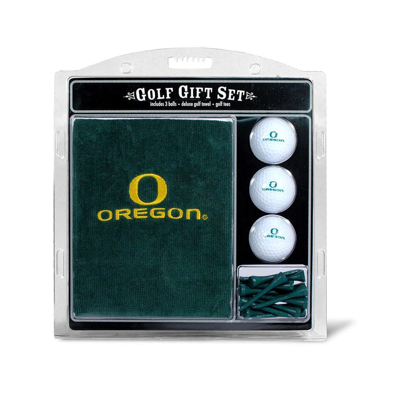 Team Golf NCAA Gift Set Embroidered Golf Towel, 3 Golf Balls, and 14 Golf Tees 2-3/4" Regulation, Tri-Fold Towel 16" x 22" & 100% Cotton