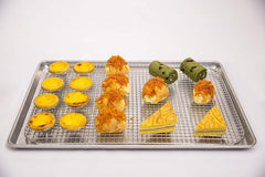 Baking Rack - Cooling Rack - Stainless Steel 304 Grade Roasting Rack - 10" X 15" - Heavy Duty Oven Safe - Metal Wire Grid Rack Design by DuraCasa