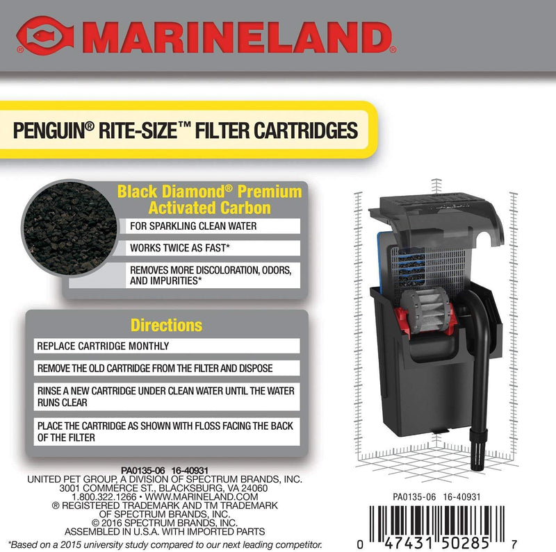 Marineland Penguin Power Filter Cartridges, Rite-Size A