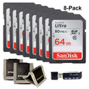 Calumet Sandisk Ultra SDHC 32GB 80MB/S C10 Flash Memory Card (SDSDUNC-032G-AN6IN) 2 Pack