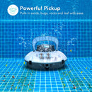 AIPER Cordless Pool Cleaner Robot, Ideal for Above Ground Pools up to 538 Sq.ft, Dual Motors, Self-Parking, Light-Weight, Lasts up to 50 Mins