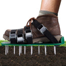 Xmifer Aerator Shoes, Lawn Aerator Shoes with 26 Spikes and 4 Adjustable Straps Heavy Duty lawn aerator spike shoes Withstand Up to 400LB Ready for aerating Your Yard, Lawn, Roots & Grass