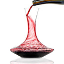 Wine Enthusiast Lead-Free Crystal Vivid Wine Decanter & Aerating Funnel Set (4 Piece)