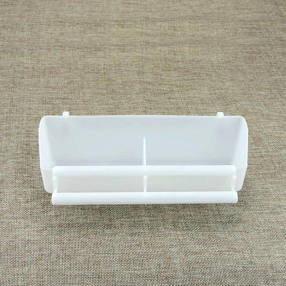 MUDUOBAN Window Pet Bird Water Feeder Cup Standing Frame Plastic Food Feeder Device for Parrots Budgie Cockatiel Poultry Pigeon Quail Cages Feeder
