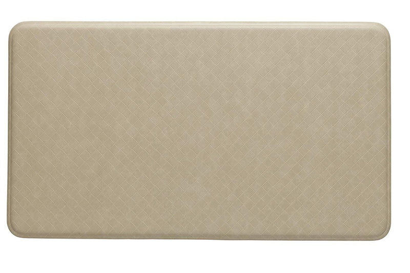 Imprint Cumulus9 Kitchen Mat Nantucket Series 20 in. x 36 in. x 5/8 in,Light Tan