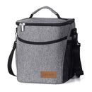 Lifewit Insulated Lunch Box Lunch Bag for Adults Men Women, 9L (12-Can) Soft Cooler Bag, Water-Resistant Leakproof Thermal Bento Bag for Work/School/Picnic, Grey