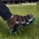 Xmifer Aerator Shoes, Lawn Aerator Shoes with 26 Spikes and 4 Adjustable Straps Heavy Duty lawn aerator spike shoes Withstand Up to 400LB Ready for aerating Your Yard, Lawn, Roots & Grass