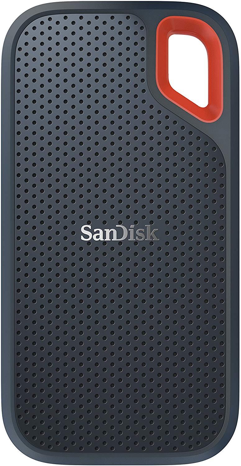 SanDisk 1TB Extreme Portable External SSD - Up to 550MB/s - USB-C, USB 3.1 - SDSSDE60-1T00-G25