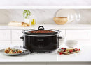 Crockpot SCV800-B, 8-Quart Oval Manual Slow Cooker, Black