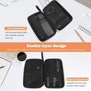 ProCase Hard Travel Tech Organizer Case Bag for Electronics Accessories Charger Cord Portable External Hard Drive USB Cables Power Bank SD Memory Cards Earphone Flash Drive