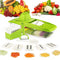 Mandoline Slicer Veggie Chopper, Coolife Multi-Function Pro Vegetable Chopper Onion Potato & Chopper 5 Interchangeable Blade Food Cutter Chopper Slicer Dicer Potato Peeler Spiralizer Vegetable Cutter