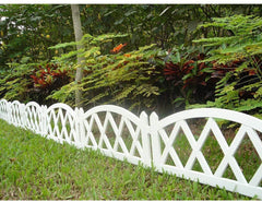 CenYC  Garden Plastic Fence Pickets Indoor Outdoor Protective Guard Edging Decor