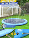 PETOCAT Dog Splash Pad, Non Slip Splash Pad Sprinkler for Kids, Kiddie Baby Shallow Pool, Pet Outdoor Water Play Toy Wading Pool Mat, Easy to Use/Clean (59 inch)