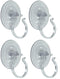 Holiday Joy - 4 Wreath Holders - World's Strongest All Purpose Giant Suction Cups - Perfect Wreath Hangers